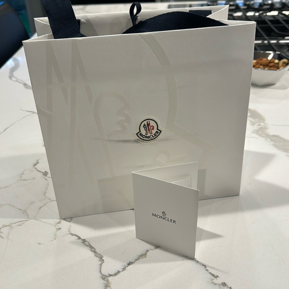 Moncler paper bag
